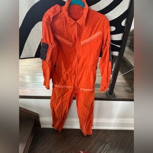 Funky Orange Utility Suit